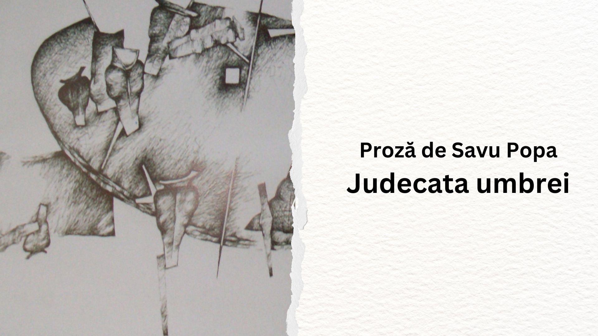 Judecata umbrei – o povestire de Savu Popa